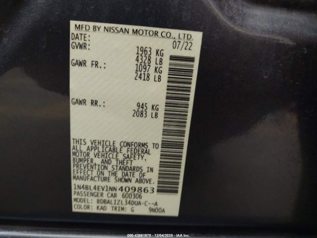 Nissan Altima 2.5 Sl Image 8