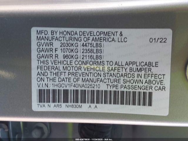 Honda Accord Sport Se Image 9