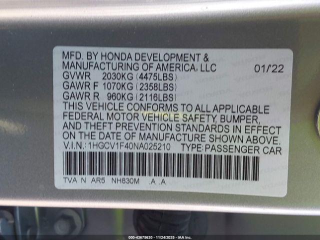 Honda Accord Sport Se Image 9