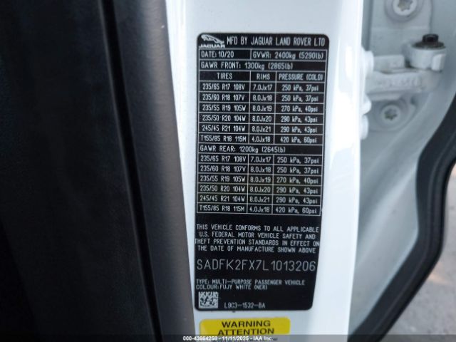 Jaguar E-PACE P250 Awd Automatic Image 8