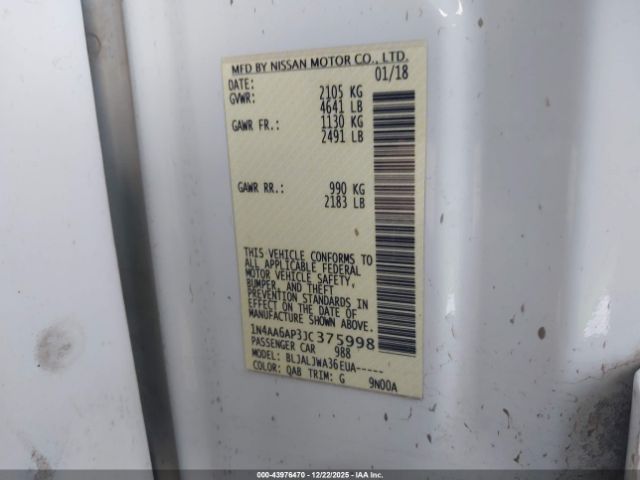 Nissan Maxima 3.5 Sv Image 15