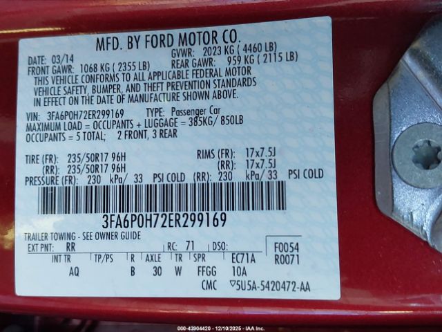 Ford Fusion Se Image 5