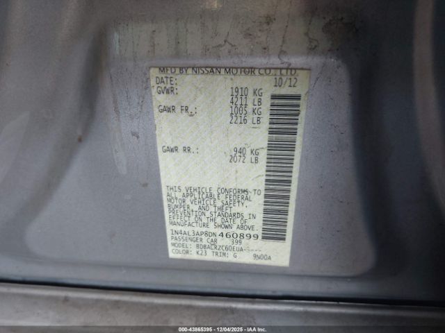 Nissan Altima 2.5 S Image 2