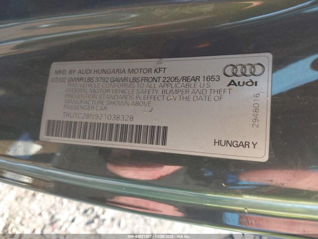 Audi TT 1.8l Image 11