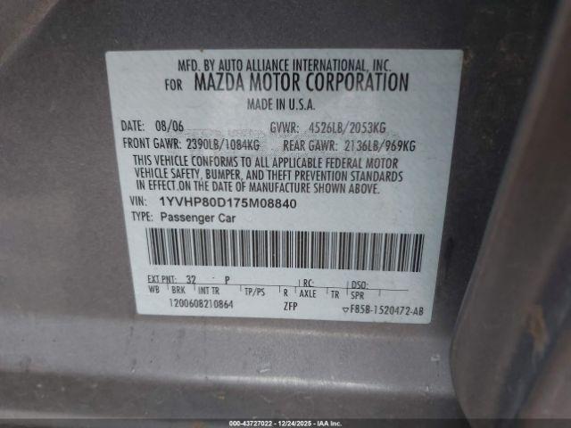 Mazda Mazda6 S Sport Ve Image 8