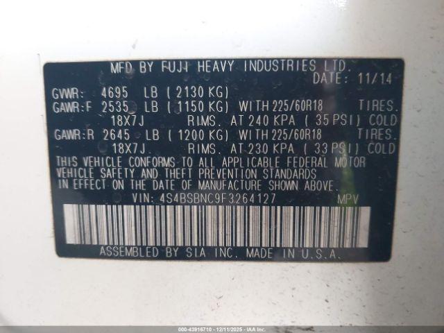 Subaru Outback 2.5i Limited Image 7