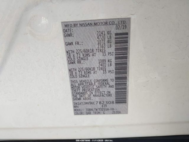 Nissan Rogue Sv Image 14