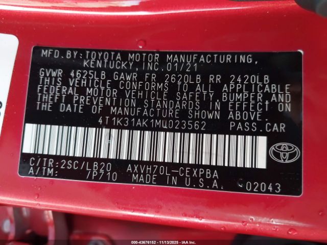 Toyota Camry Xse Hybrid Image 7