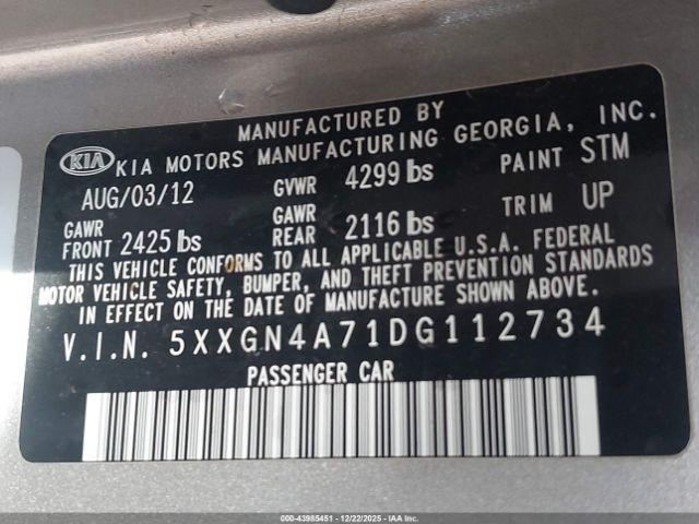 Kia Optima Ex Image 10