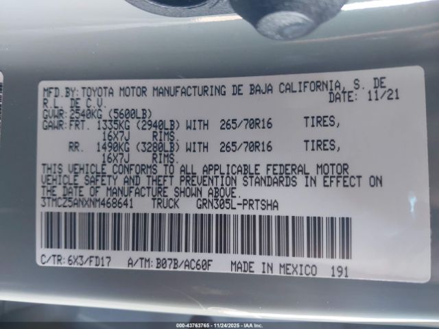 Toyota Tacoma Trd Off Road Image 14