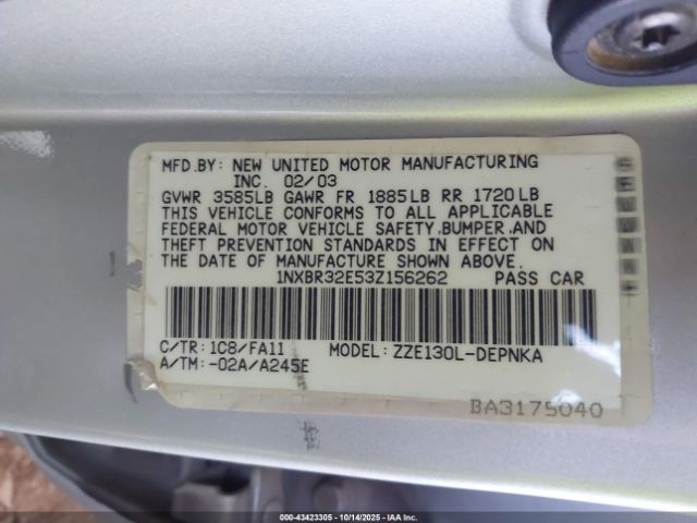 Toyota Corolla Le Image 11