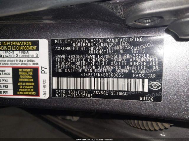 Toyota Camry Xle Image 9