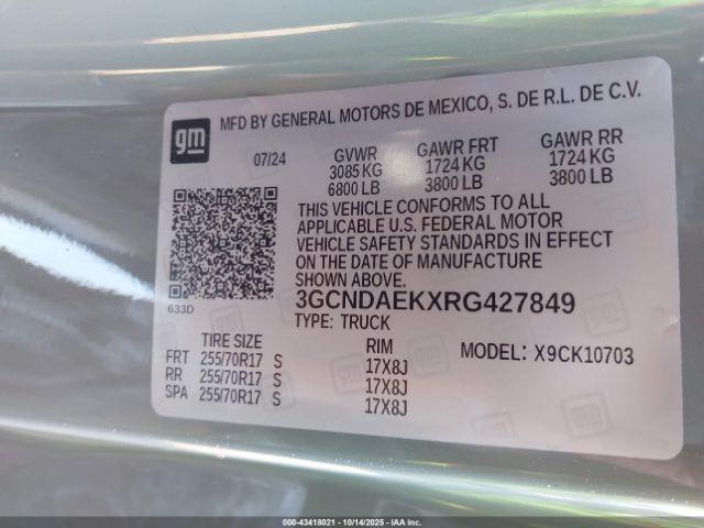 Chevrolet Silverado 1500 4wd  Standard Bed Wt Image 3