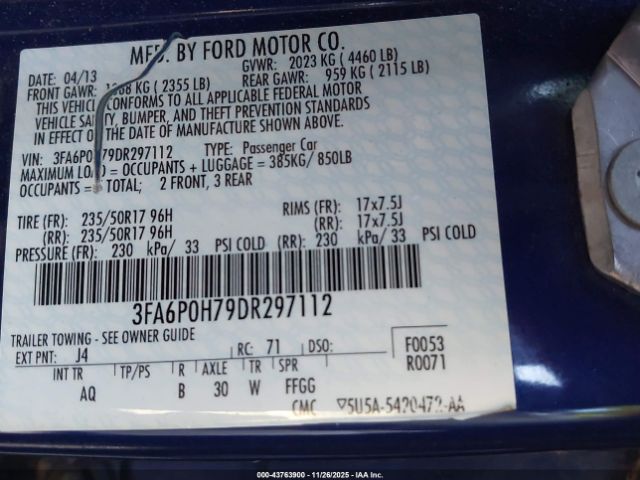 Ford Fusion Se Image 3