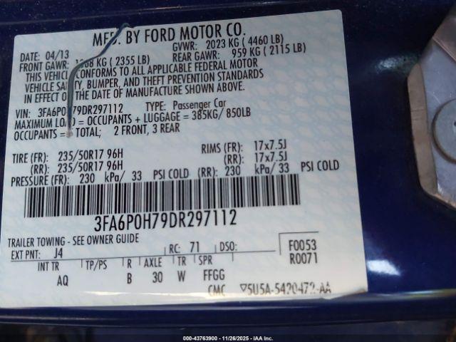 Ford Fusion Se Image 3