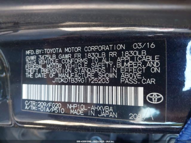 Toyota Prius c Two Image 8