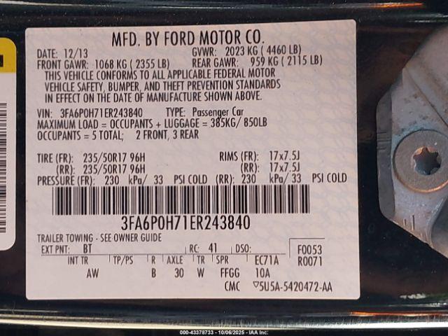 Ford Fusion Se Image 10