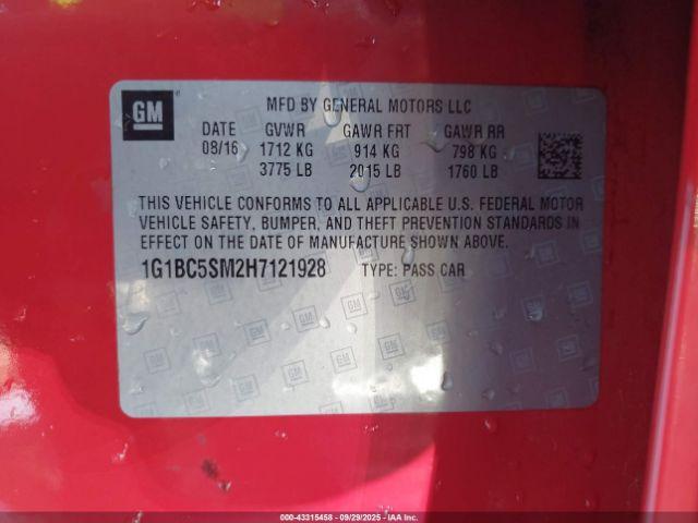 Chevrolet Cruze Ls Auto Image 16