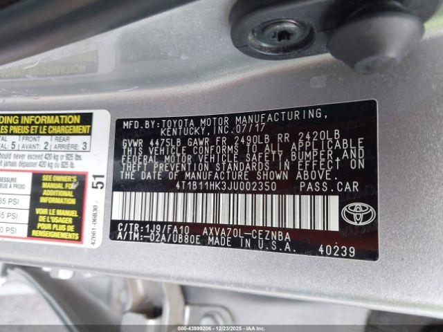 Toyota Camry Le Image 2