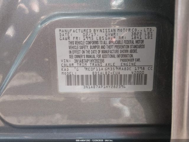 Nissan Sentra S Image 5