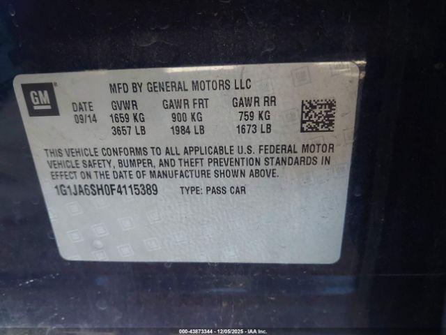 Chevrolet Sonic Ls Auto Image 11