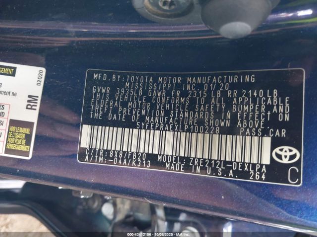 Toyota Corolla Le Image 3