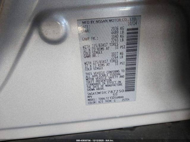 Nissan Rogue Sv Image 9