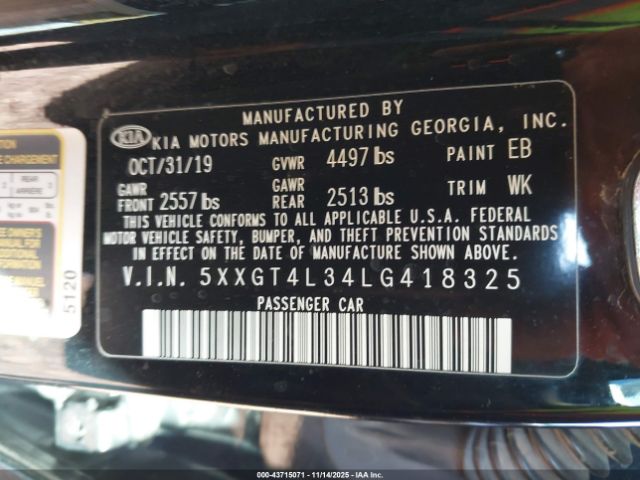 Kia Optima Lx Image 4