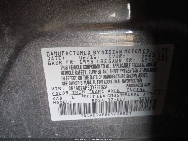 Nissan Sentra S Image 9