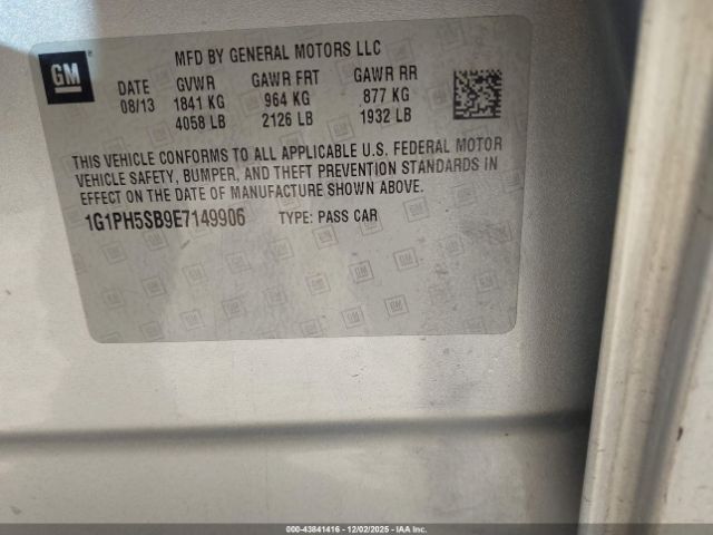 Chevrolet Cruze Eco Auto Image 5