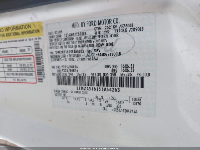 Ford Freestar Se Image 6