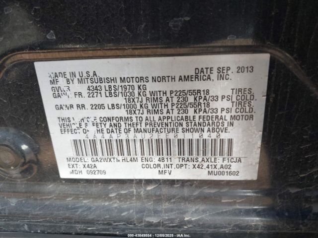 Mitsubishi Outlander Es Image 7