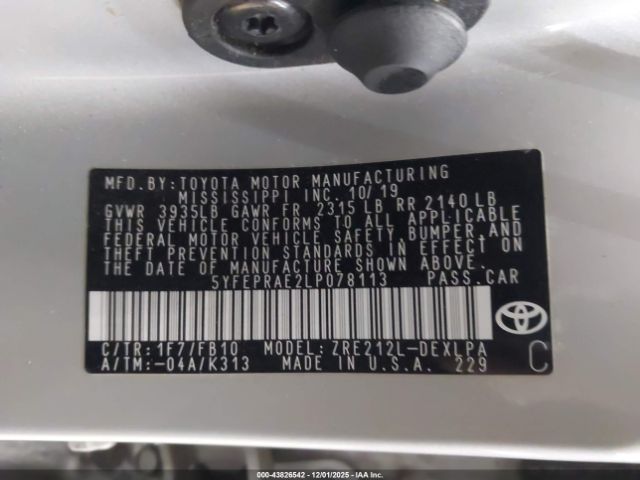 Toyota Corolla Le Image 3