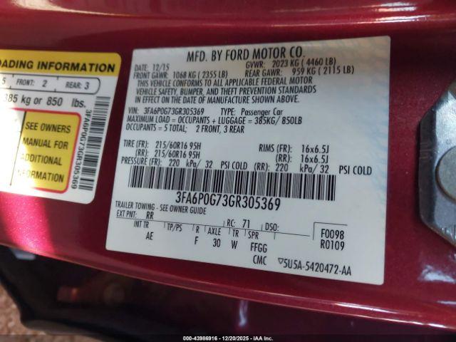 Ford Fusion S Image 10