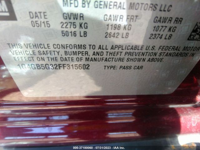 Buick LaCrosse Leather Image 8