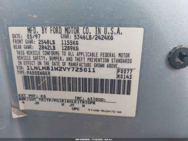 Lincoln Towncar Executive Image 8