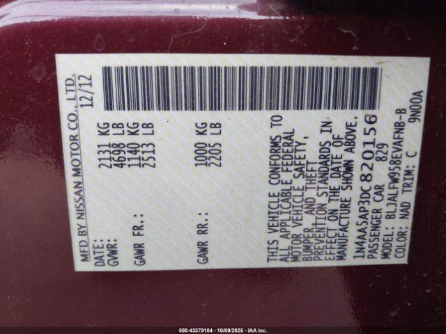 Nissan Maxima 3.5 Sv Image 8