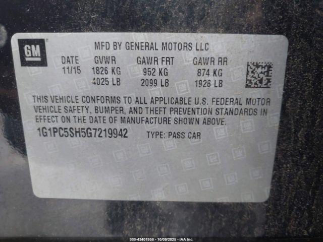 Chevrolet Cruze Ls Auto Image 12