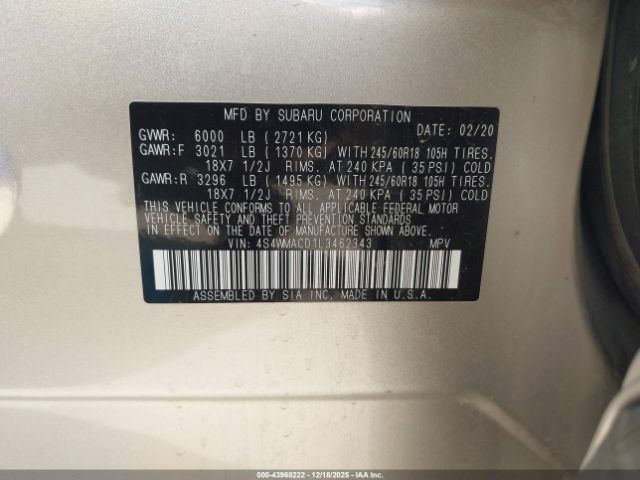 Subaru Ascent Premium Image 2