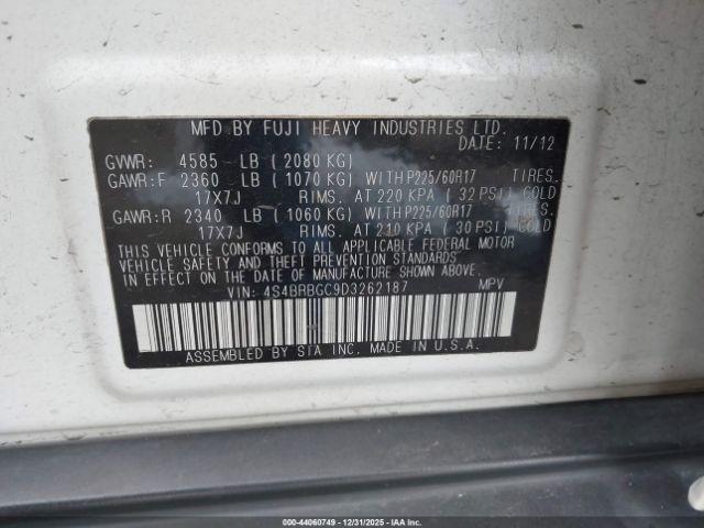 Subaru Outback 2.5i Premium Image 10