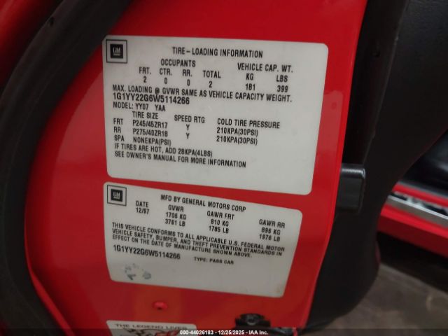 Chevrolet Corvette Image 8