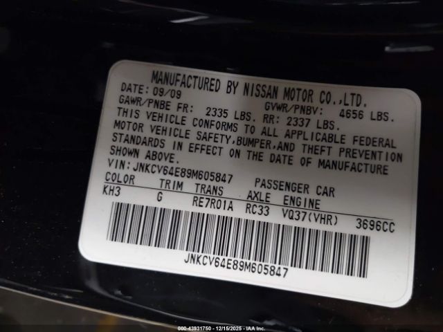 INFINITI G37 Journey Image 8