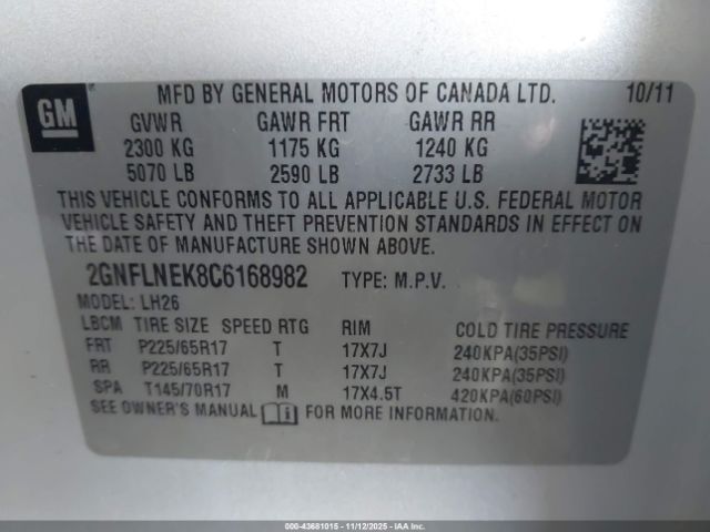 Chevrolet Equinox 2lt Image 8