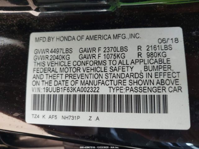 Acura TLX Tech   A-spec Pkgs Image 6