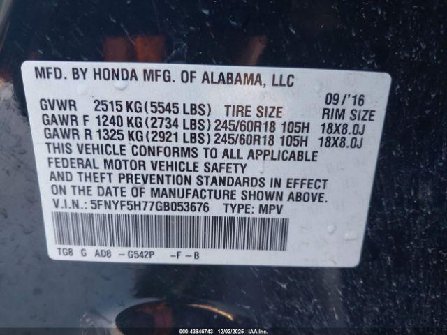 Honda Pilot Ex-l Image 4