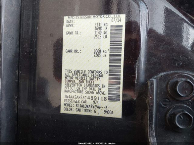 Nissan Maxima Image 8