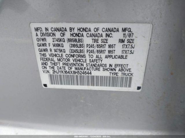 Honda Ridgeline Rts Image 10