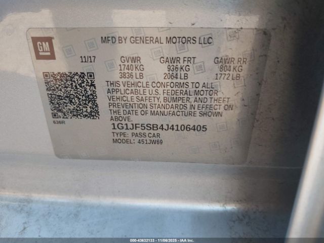 Chevrolet Sonic Premier Auto Image 9