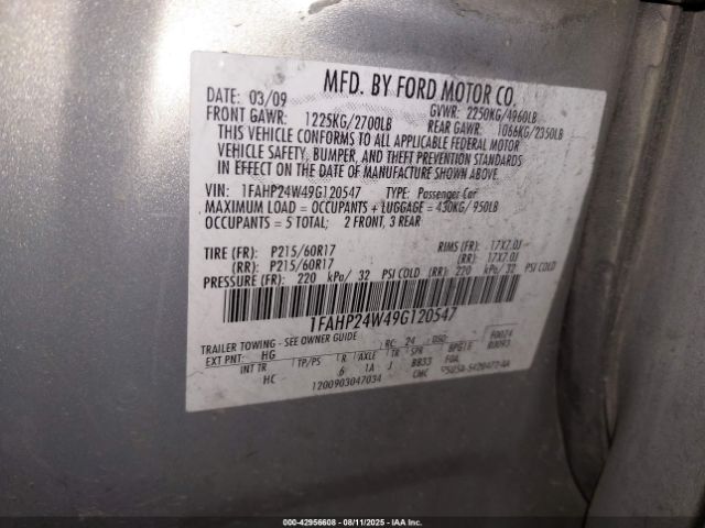 Ford Taurus Sel Image 8