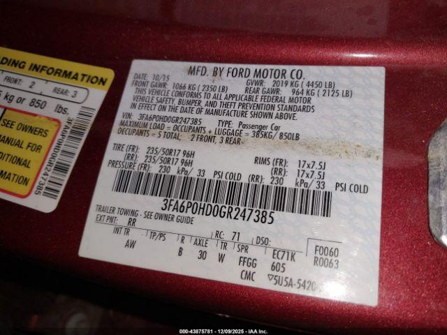 Ford Fusion Se Image 6